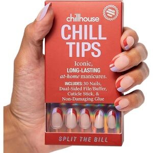 NEW Chill Tips Press on in color: Nails in Split The Bill
